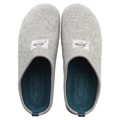 Mercredy SLIPPER FLAT BLUE Unisex Slippers Shoes in Grey Blue
