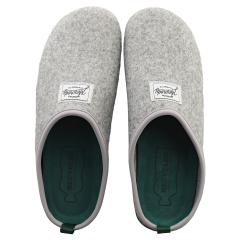 Mercredy SLIPPER FLAT GREY Men Slippers Shoes in Grey