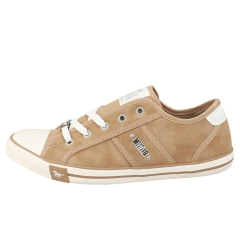 Mustang LACE UP LOW TOP Women Casual Trainers in Taupe