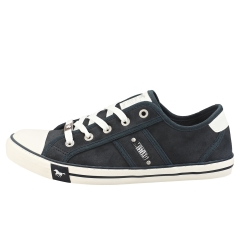Mustang LACE UP LOW TOP Women Casual Trainers in Navy