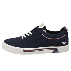 Mustang LACE UP LOW TOP Women Casual Trainers in Dark Blue