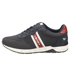 Mustang LACE UP LOW TOP Men Casual Trainers in Navy