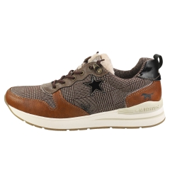 Mustang LACE UP LOW TOP STARS Women Fashion Trainers in Cognac