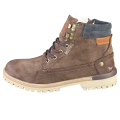 Mustang LACE UP SIDE ZIP Men Chukka Boots in Coffee