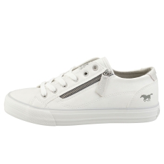 Mustang LOW TOP SIDE ZIP Women Fashion Trainers in White