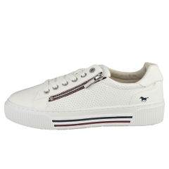 Mustang LOW TOP SIDE ZIP Women Casual Trainers in White