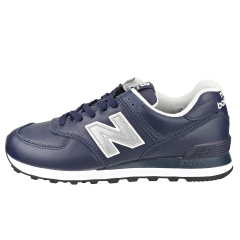 New Balance 574 Men Casual Trainers in Navy Silver