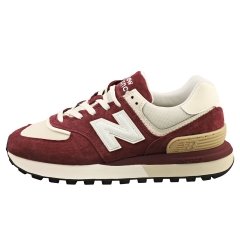 New Balance 574 Men Casual Trainers in Burgundy