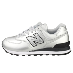 New Balance 574 Women Fashion Trainers in Silver