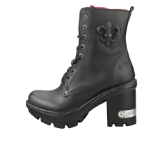 New Rock M-NEOTYRE07-S1 Unisex Ankle Boots in Black