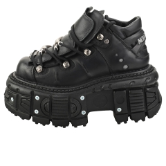New Rock M-TANK106-C2 Unisex Platform Shoes in Black