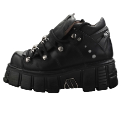 New Rock M106N-S6 Unisex Platform Shoes in Black