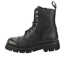 New Rock MILI083-S1 Unisex Casual Boots in Black