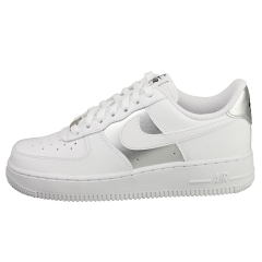 Nike AIR FORCE 1 07 Women Fashion Trainers in White Silver