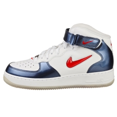 Nike AIR FORCE 1 MID QS Men Fashion Trainers in White Blue