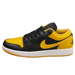 Nike AIR JORDAN 1 LOW Men Fashion Trainers in Black Yellow