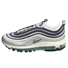 Nike AIR MAX 97 OG Women Fashion Trainers in Silver Blue