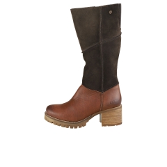 Oak & Hyde KENSINGTON HI Women Knee High Boots in Dark Brown