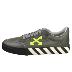 Off-White OFF VULCAN LOW Men Fashion Trainers in Grey Green