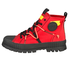 Palladium PALLASHOCK RE-CRAFT Unisex Fashion Boots in Red Black