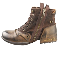 Replay CLUTCH Men Ankle Boots in Dark Brown