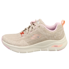 Skechers ARCH FIT Women Fashion Trainers in Taupe Multicolour