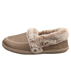 Skechers COZY CAMPFIRE VEGAN Women Slippers Shoes in Taupe
