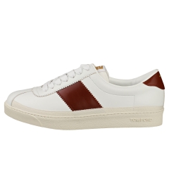 Tom Ford BANNISTER Men Casual Trainers in White Red