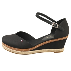 Tommy Hilfiger BASIC CLOSED TOE MID WEDGE Women Wedge Sandals in Black