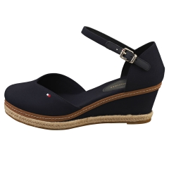Tommy Hilfiger BASIC CLOSED TOE MID WEDGE Women Wedge Sandals in Space Blue