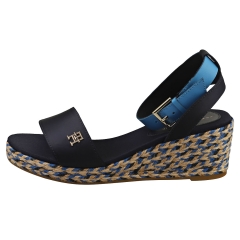 Tommy Hilfiger COLORFUL WEDGE SATIN SANDALS Women Wedge Sandals in Blue Mix