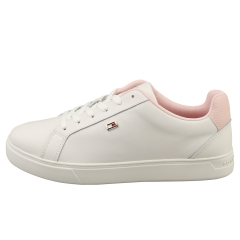 Tommy Hilfiger FLAG COURT SNEAKER Women Fashion Trainers in Ecru Whimsy Pink