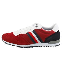 Tommy Hilfiger ICONIC MATERIAL MIX RUNNER Men Casual Trainers in Regatta Red