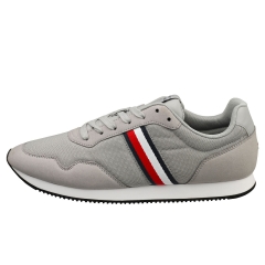 Tommy Hilfiger LO RUNNER MIX Men Casual Trainers in Antique Silver