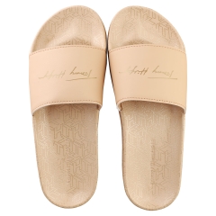 Tommy Hilfiger METALLIC POOL Women Slide Sandals in Sandrift