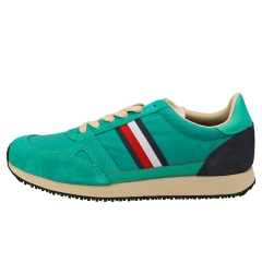 Tommy Hilfiger RUNNER LO VINTAGE MIX Men Casual Trainers in Courtside Green