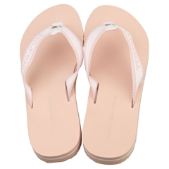 Tommy Hilfiger WEBBING POOL Women Flip Flop Sandals in Ecru Whimsy Pink