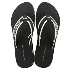 Tommy Hilfiger WEBBING POOL Women Flip Flop Sandals in Black