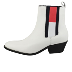 Tommy Jeans CORPORATE COWBOY BOOT Women Fashion Boots in White