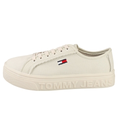 Tommy Jeans MONO COLOR FLATFORM Women Fashion Trainers in Stony Beige