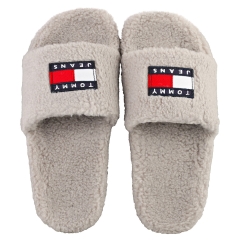 Tommy Jeans WARM LINING FLAG POOL Women Slippers Sandals in Grey