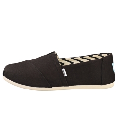 Toms ALPARGATA RECYCLED Women Slip On Shoes in Black