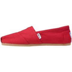 Toms CLASSIC Women Slip On Shoes in Red