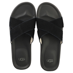 UGG BROOKSIDE SLIDE Men Slide Sandals in Black