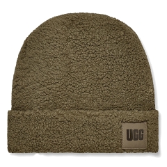 UGG SHERPA CUFF BEANIE Hat in Olive