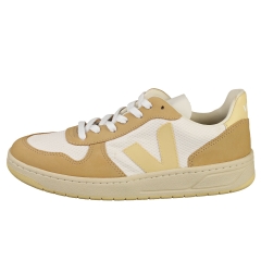 VEJA V-10 Men Casual Trainers in White Butter