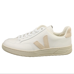 VEJA V-12 Women Casual Trainers in White Sable
