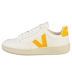 VEJA V-12 Women Casual Trainers in White Yellow