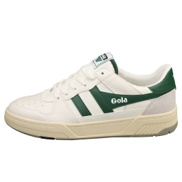 Gola ALLCOURT Men Casual Trainers in White Green