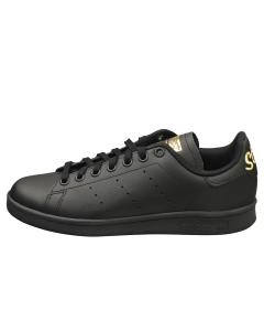 adidas STAN SMITH J Kids Classic Trainers in Black Gold